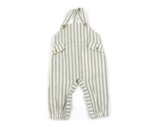 Lil Atelier turtledove striped loose overall